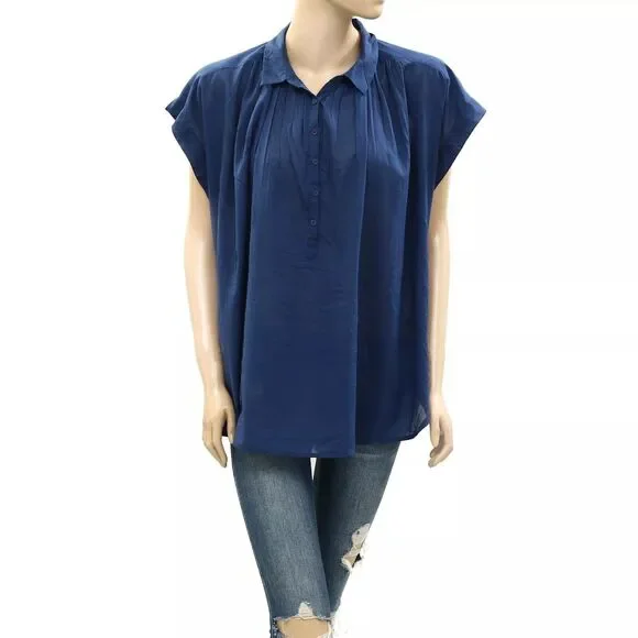 Nili Lotan Normandy Shirt Tunic Top Cotton Kimono Oversized Formal S New 277911